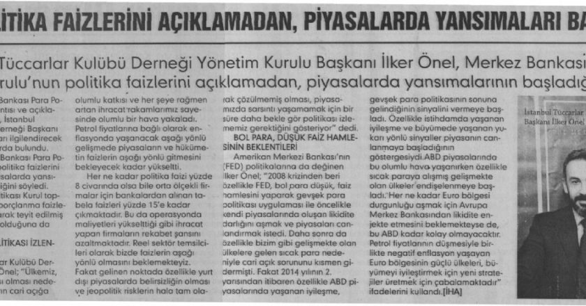 Ülker Gazetesi 19.01.2015