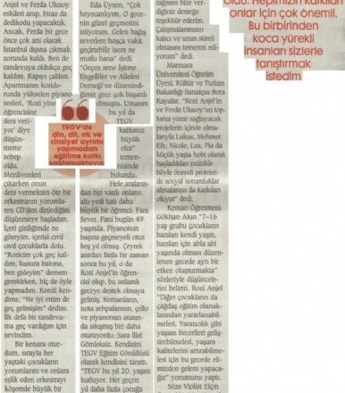 Şalom Gazetesi 12.06.2015