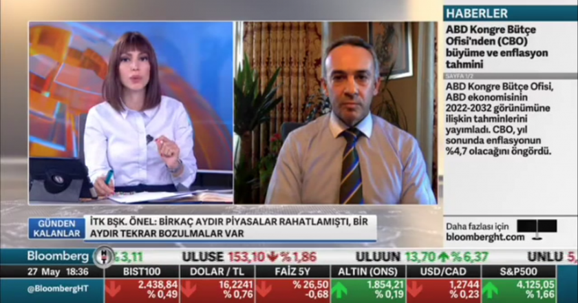 Başkanımız İlker Önel Bloomberg TV Canlı Yayınına Katıldı