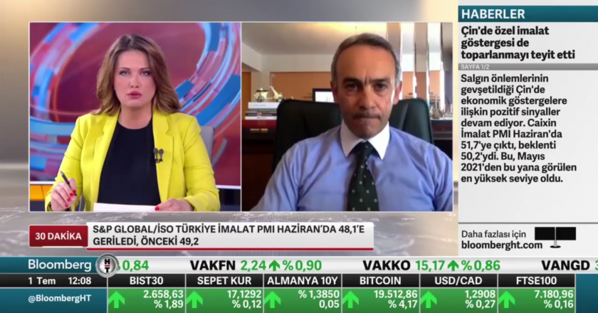 Başkanımız İlker Önel Bloomberg HT Canlı Yayınına Katıldı