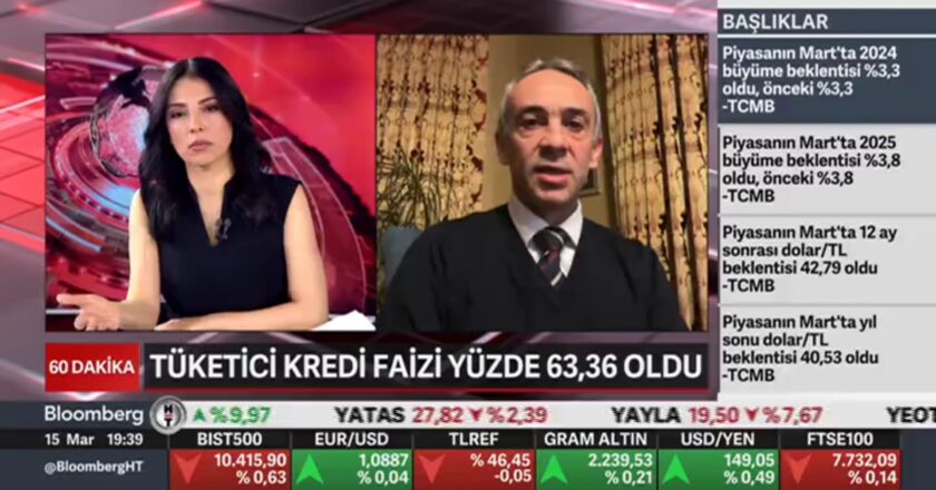 Başkanımız Sayın Önel BloombergHT’ye Konuk Oldu