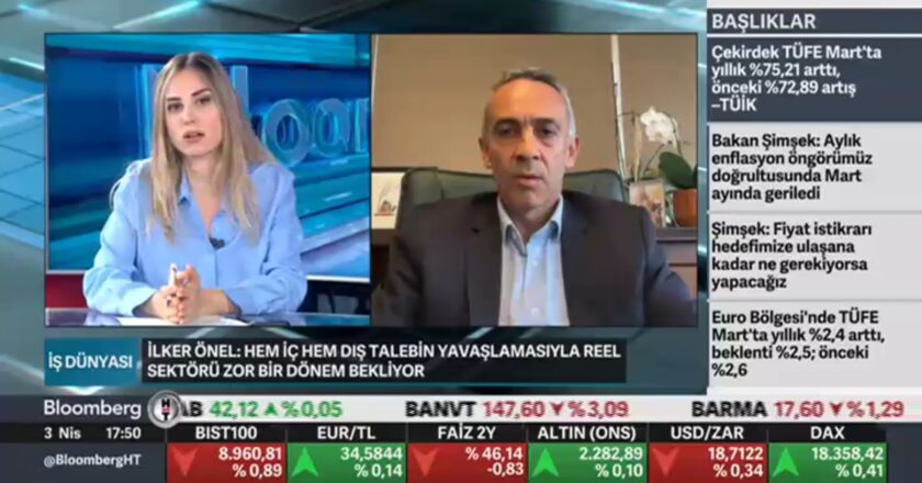 İTK Başkanı İlker Önel BloombergHT İş Dünyası’na Konuk Oldu