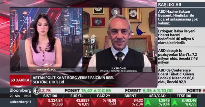 İTK Başkanımız İlker Önel BloombergHT’ye Konuk Oldu