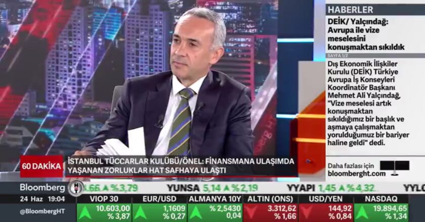 Başkanımız Sayın İlker Önel BloombergHT’ye Konuk Oldu